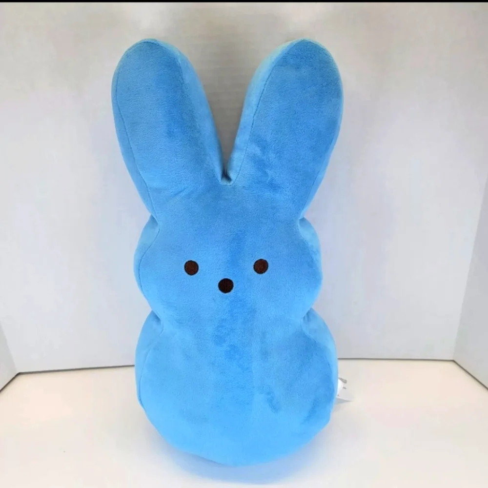 Peeps Large Blue Plush Peep Stuffed Animal 18” Easter Peep Plush Bunny - Picture 1 of 7